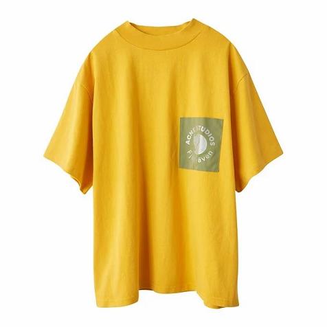 Fjällräven Räven T-Shirt Yellow Singapore For Women (SG-500215)